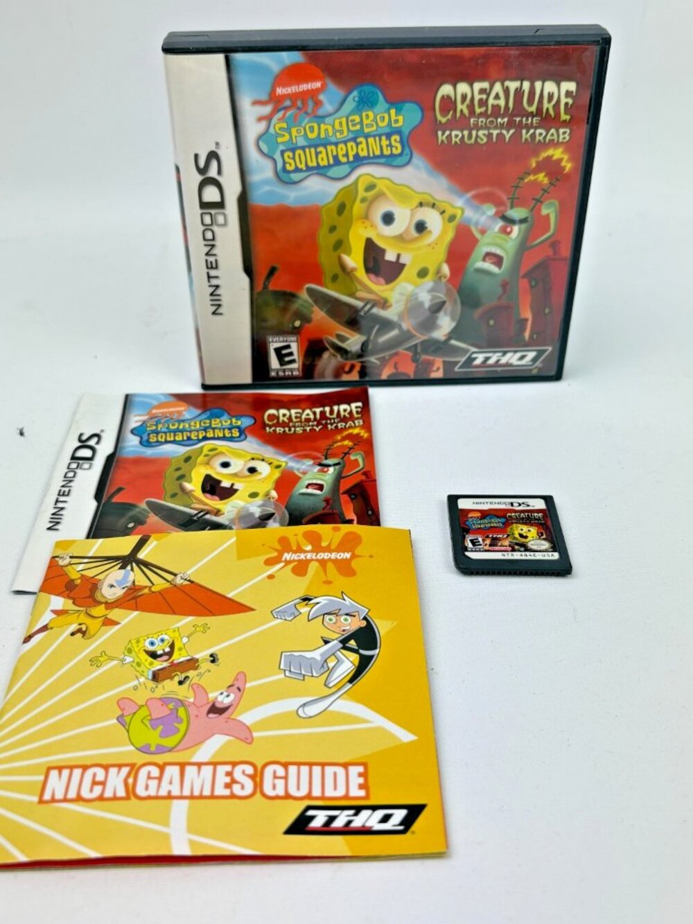 Spongebob Squarepants Creature From The Krusty Krab (DS) - Case & Manual
